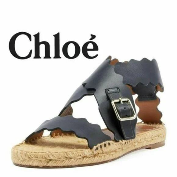 Chloe Scallop Sandals, espadrilles - Picture 2 of 16